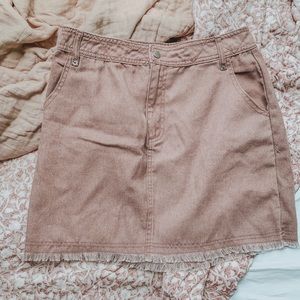 Denim skirt